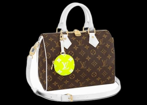 Louis Vuitton Speedy Bandouliere 25 White/Brown