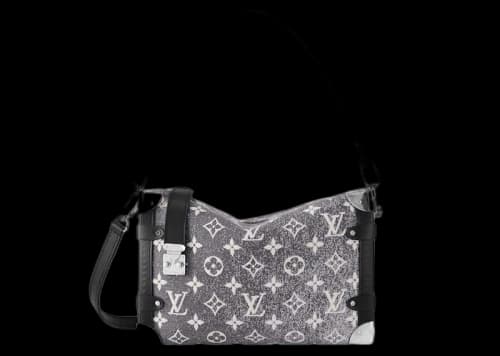Louis Vuitton Monogram Jacquard Denim Side Trunk Gray