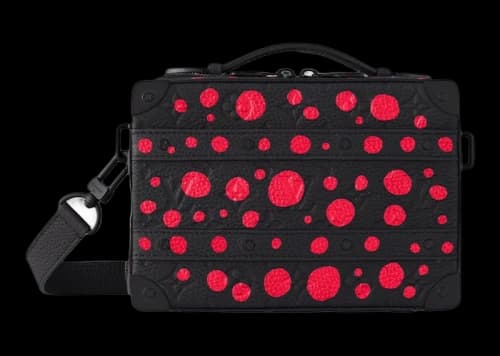 Louis Vuitton x Yayoi Kusama Handle Soft Trunk Black/Red