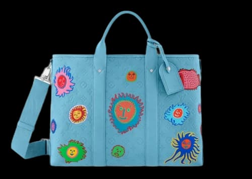 Louis Vuitton LV x YK Weekend Tote Blue