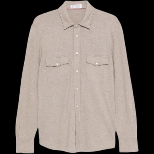 Brunello Cucinelli cashmere shirt jacket