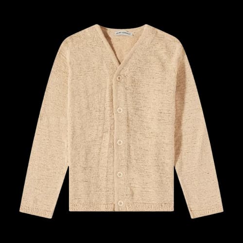 Our Legacy Faux Cord Knitted Cardigan 'Beige'