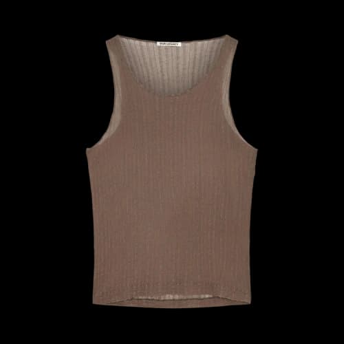 Our Legacy Ruffle Silk Singlet 'Olive'