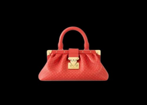 Louis Vuitton Monogram Clutch Red