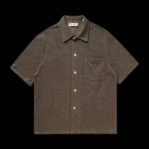Our Legacy Box Short-Sleeve Shirt 'Muck Boucle'