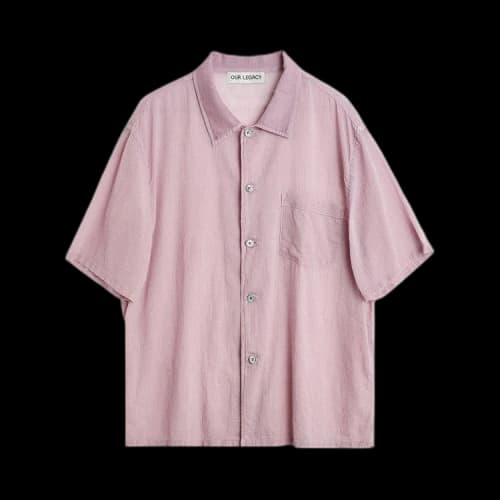 Our Legacy Boxy Short-Sleeve Shirt 'Purple'