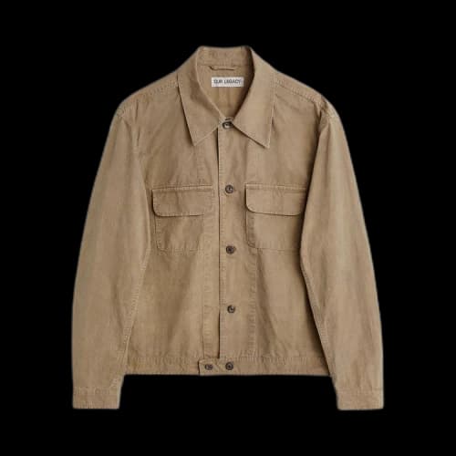 Our Legacy Poplin Coach Jacket 'Dark Sand'