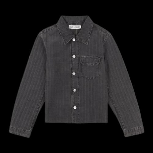 Our Legacy Cut Striped Rebirth Jacket 'Grey'