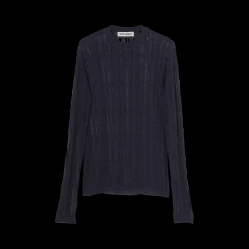 Our Legacy Formal Roundneck 'Washed Navy'