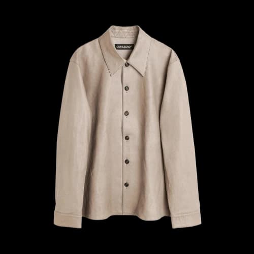 Our Legacy Welding Shirt 'Grey Velvet'