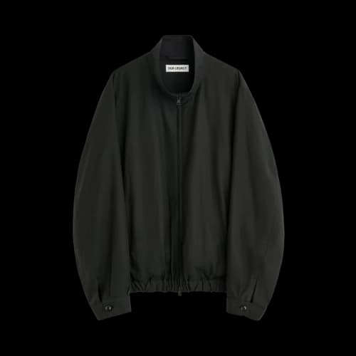 Our Legacy Casino Jacket Still Black Calm Cupro Cotton