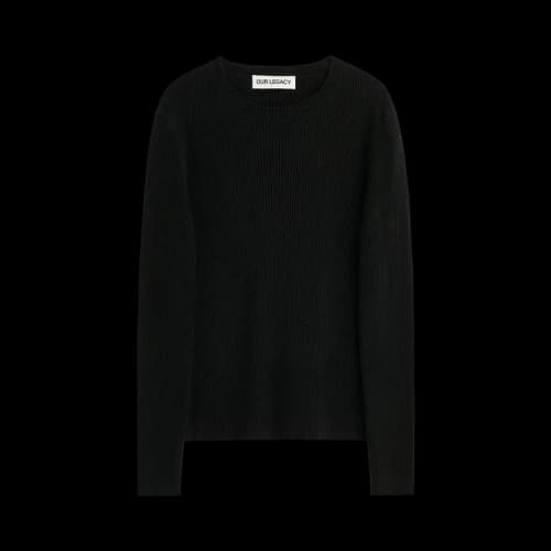 Our Legacy Compact Roundneck Almost Refined Silk 'Black'