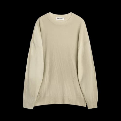 Our Legacy Slant Knit Sweater Tan