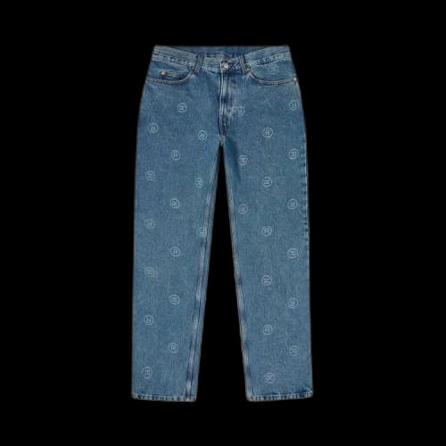Martine Rose Logo Relaxed Fit Denim Jeans 'Denim'