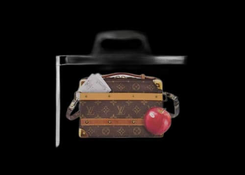 Louis Vuitton Freezer Handle Soft Trunk Silver