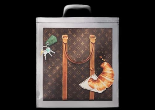 Louis Vuitton Freezer Sac Plat Silver
