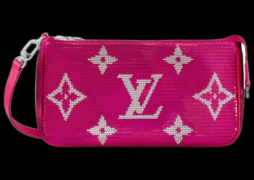 Louis Vuitton Pochette Accessories Fuchsia Gold