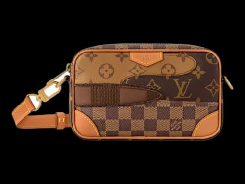 Louis Vuitton x Nigo Trocadero Wearable Wallet Brown