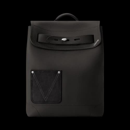 Louis Vuitton Steamer Backpack 'Black Lv Touch Calfskin Leather'