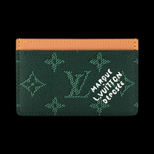 Louis Vuitton Card Holder 'Green Monogram Canvas'