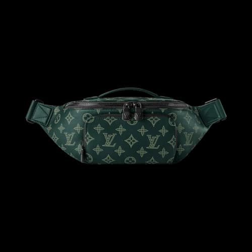 Louis Vuitton Rush Bumbag 'Forest Green Monogram Shadow Calfskin Leather'
