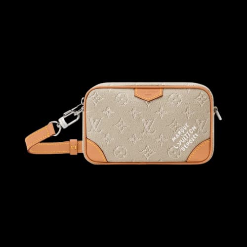 Louis Vuitton Trocadero Wearable Wallet 'Monogram Heritage Linen Canvas'