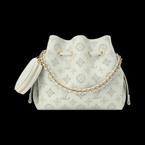 Louis Vuitton Bella 'Jade Green Perforated Mahina Calfskin Leather'