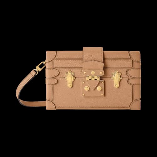 Louis Vuitton Petite Malle Silhouette 'Arizona Beige Calfskin Leather'