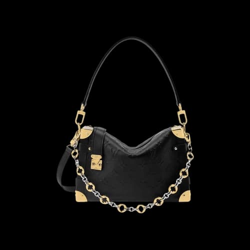 Louis Vuitton Side Trunk MM 'Black Cowhide Leather'