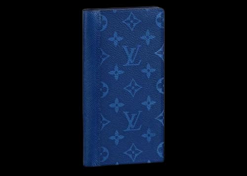 Louis Vuitton Brazza Wallet Navy Blue