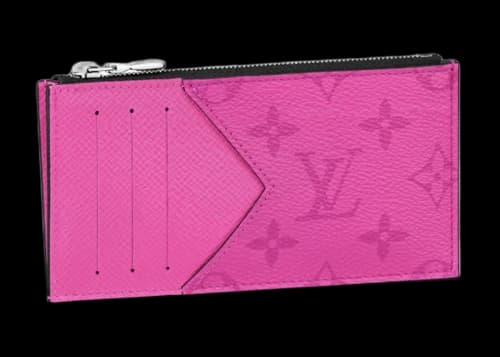 Louis Vuitton Coin Card Holder Fuchsia