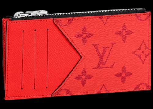 Louis Vuitton Coin Card Holder Fiery Red