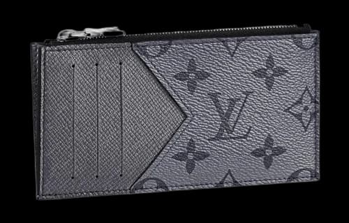 Louis Vuitton Coin Card Holder Gunmetal Grey