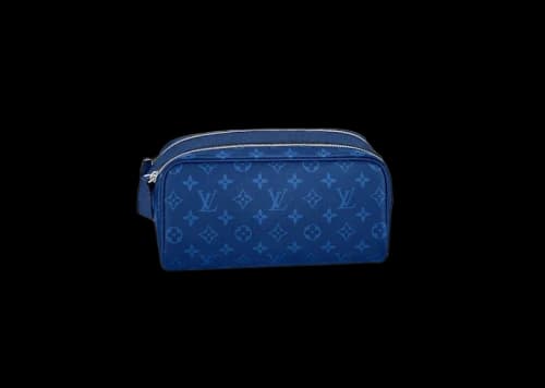 Louis Vuitton Dopp Kit Toilet Pouch Cobalt Blue
