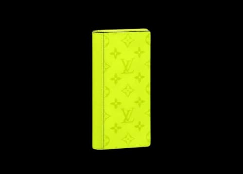 Louis Vuitton Brazza Wallet Neon Yellow