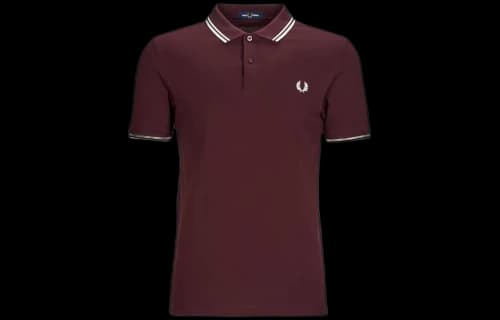 Fred Perry M3600 striped logo polo shirt