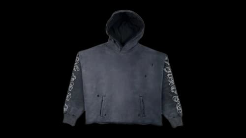 Purple Brand M4104-HFBG425 Heavyweight Fleece Hoodie Black