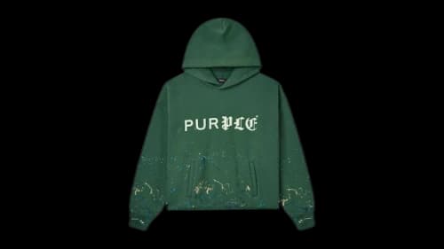 Purple Brand M4104-HFGH425 Heavyweight Fleece Hoodie Green