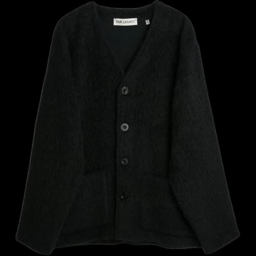 Our Legacy Mohair Cardigan 'Black'