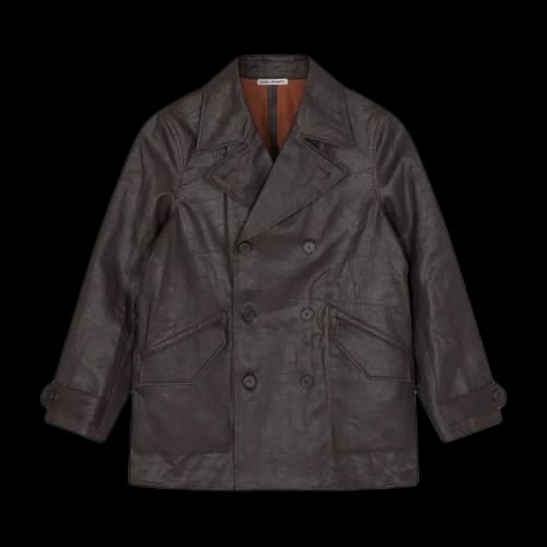 Our Legacy Double Breasted Buta Coat 'Mud'