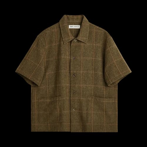 Our Legacy Elder Short-Sleeve Shirt 'Moor Check'