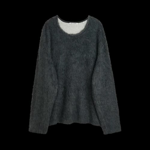 Our Legacy Double Lock U Neck Sweater 'Ash Grey'