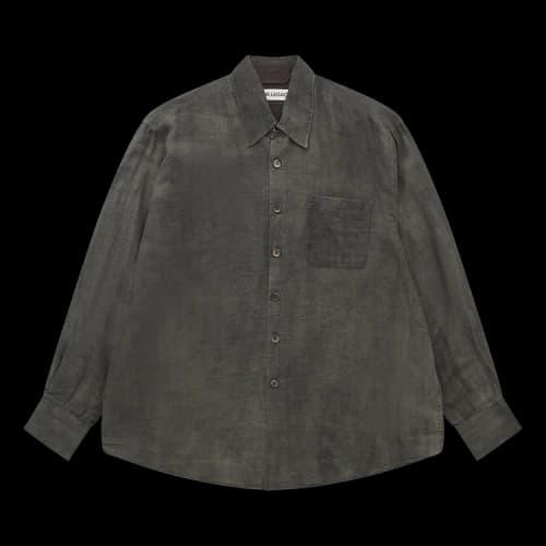 Our Legacy Sparse Cotton Above Shirt 'Dark Cloud'