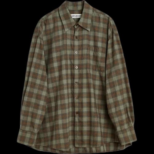 Our Legacy Borrowed Shirt Flannel Check