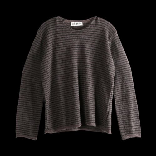 Our Legacy Rigid Popover Shirt 'Dirt Stripe'