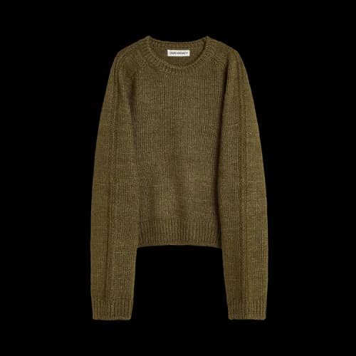 Our Legacy Rustic Roundneck Sweater 'Flush Green'