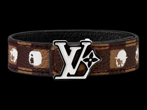 Louis Vuitton x Nigo LV Flower Damier Phriendship Reversible Bracelet Brown
