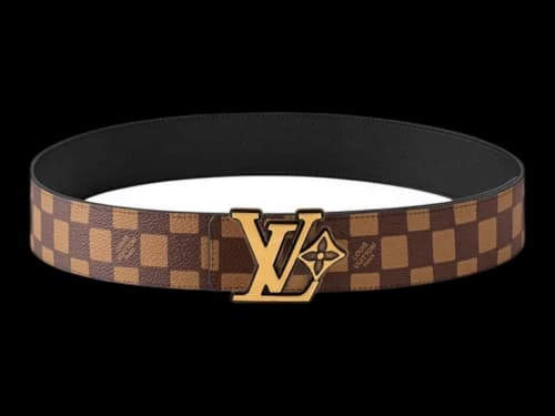 Louis Vuitton x Nigo LV Flower Damier Phriendship 40MM Reversible Belt Brown