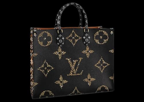 Louis Vuitton Onthego Monogram Giant Jungle Black/Caramel
