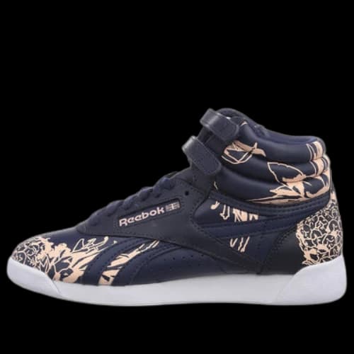 Reebok Freestyle Graphics Hi 'Blue Pink' (Women's)